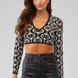 FINDERS KEEPERS QUINN LONG SLEEVE KNIT TOP